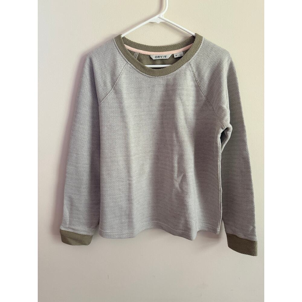 Orvis Tan Crewneck Sweater